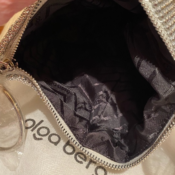 OLGA BERG…ELLIE CRYSTAL MESH RING HANDLE BAG… - Picture 8 of 9
